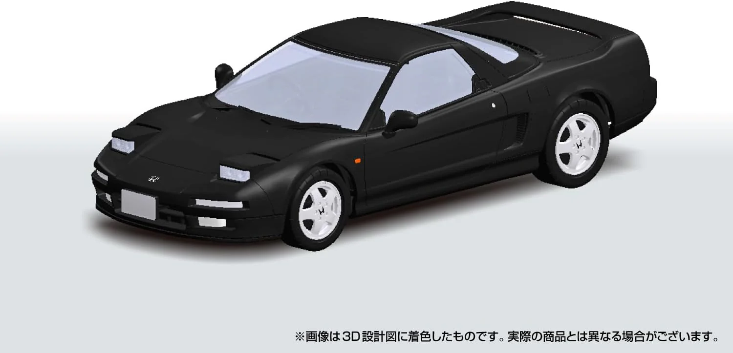 Aoshima 1/32 RakuPla Snap Kit No.19-BB Honda NA1 NSX (Berlina Black) - Image 3