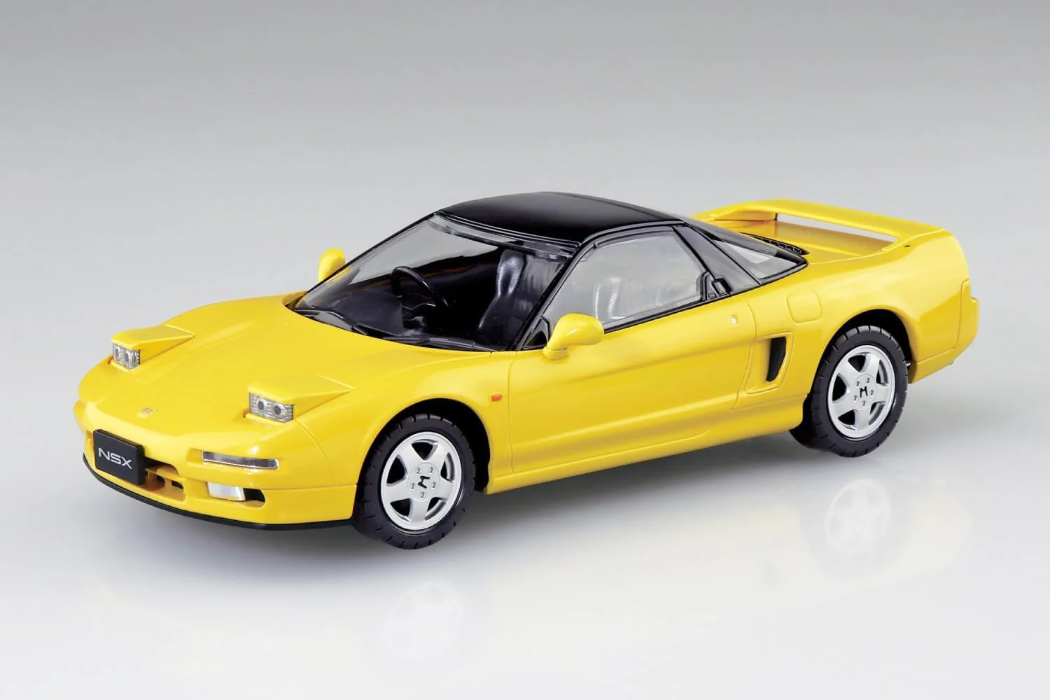 Aoshima 1/32 RakuPla Snap Kit No.19-IY Honda NA1 NSX (Indie Yellow Pearl) - Image 3