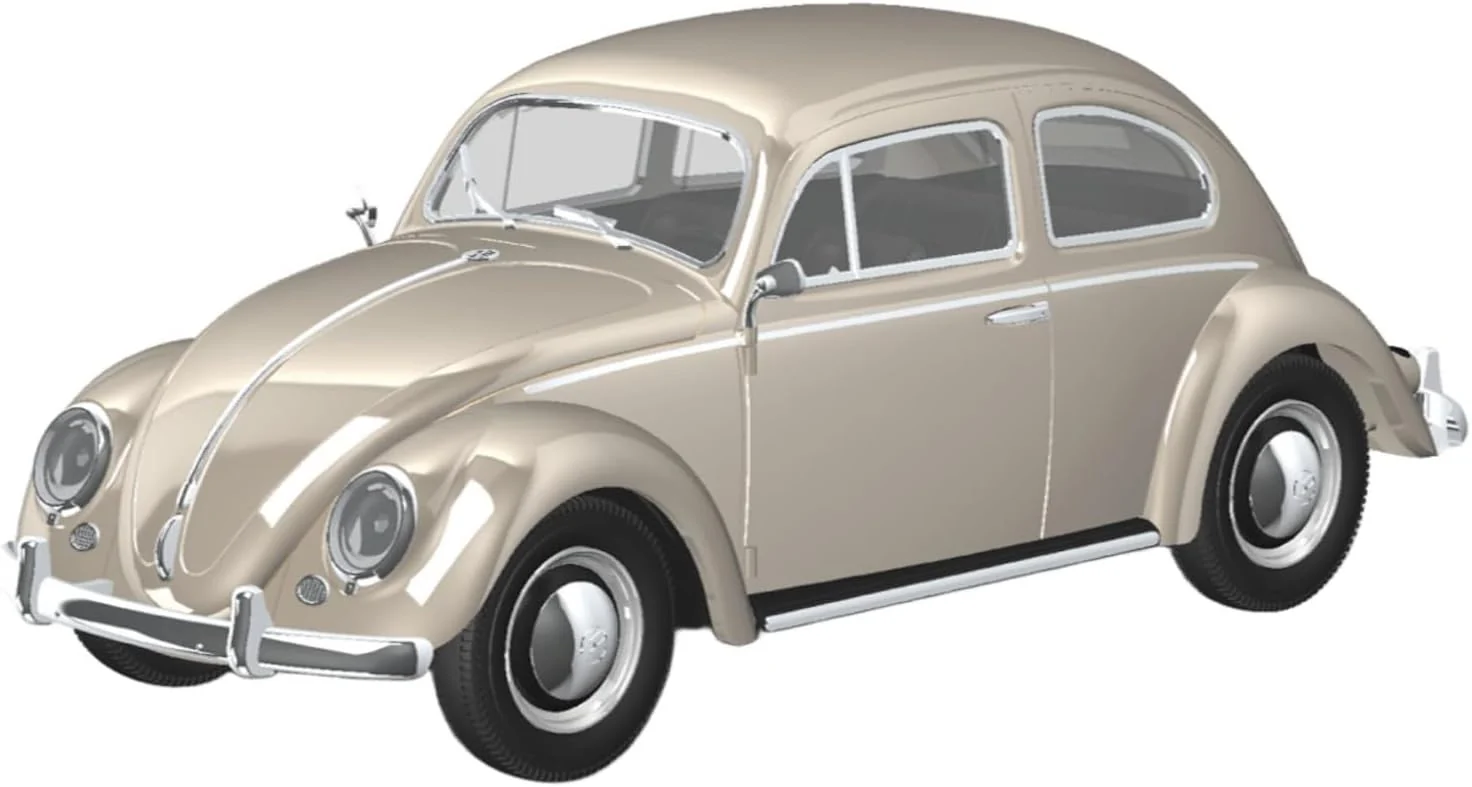 Aoshima 1/32 RakuPla Snap Kit No.20-LB Volkswagen Beetle (Light Beige)