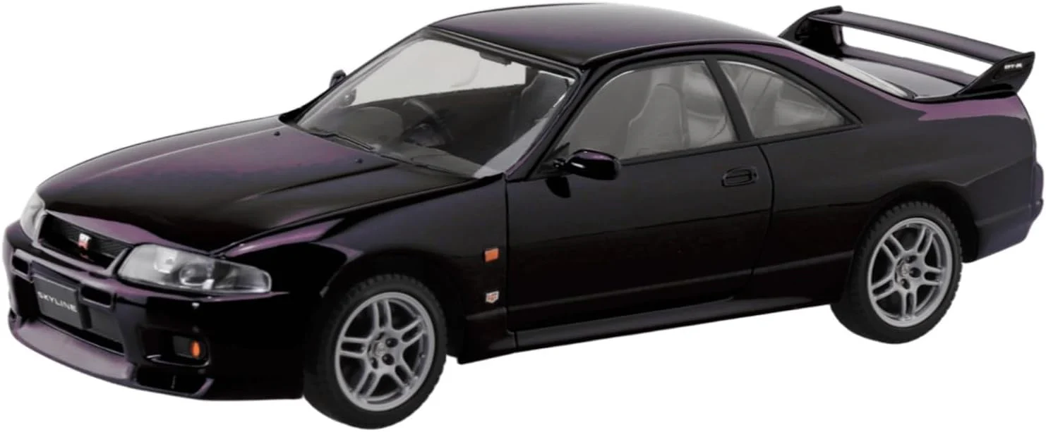 Aoshima 1/32 RakuPla Snap Kit No.21-MP Nissan R33 Skyline GT-R (Midnight Purple)