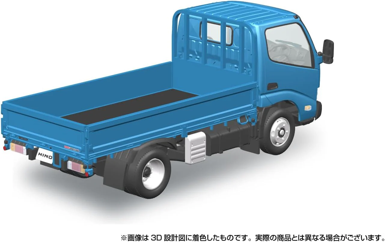 Aoshima 1/32 RakuPla Snap Kit No.23-BE Hino Dutro Truck (Blue) - Image 2