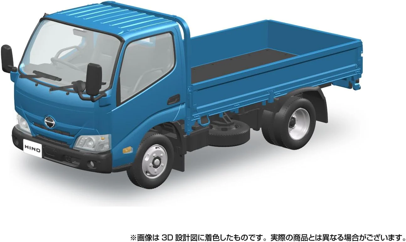Aoshima 1/32 RakuPla Snap Kit No.23-BE Hino Dutro Truck (Blue) - Image 3