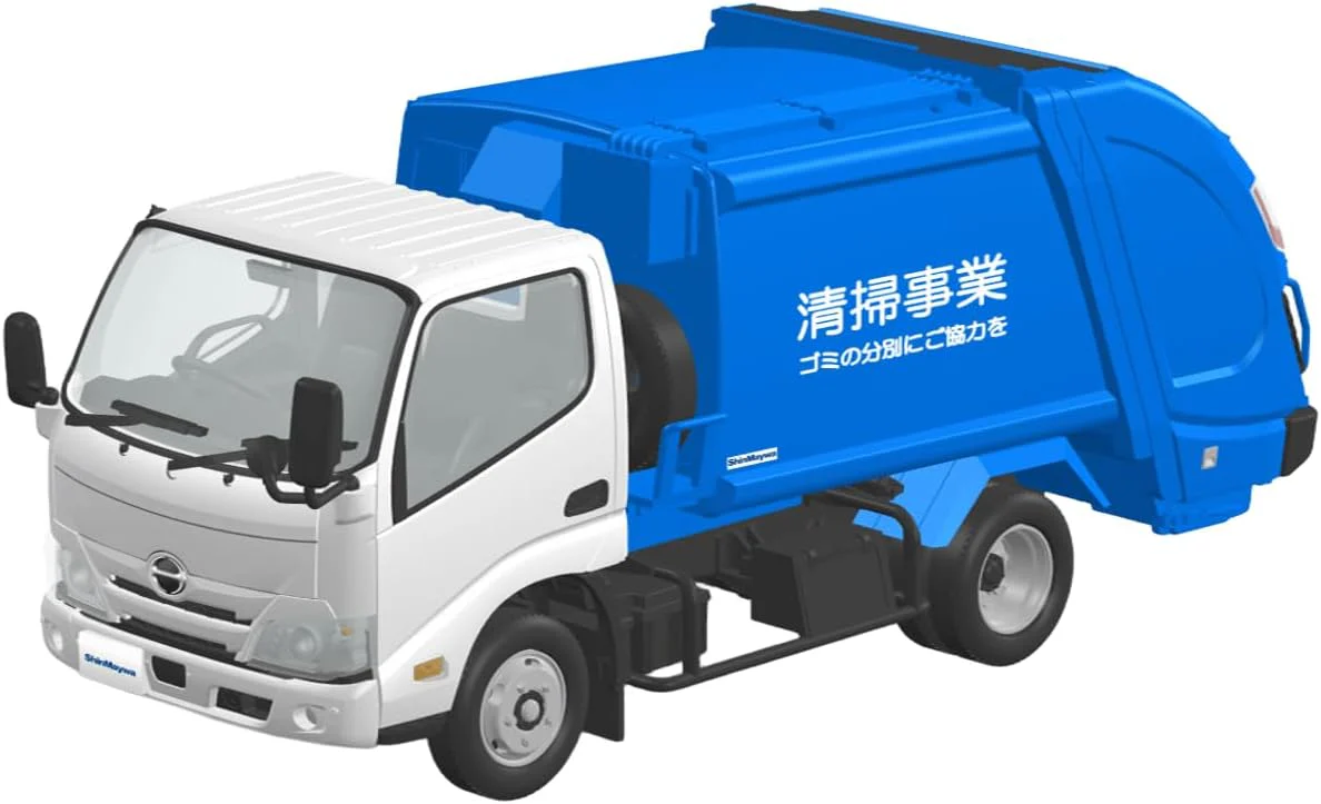 Aoshima 1/32 RakuPla Snap Kit No.25-PK for Hino Dutro Garbage Truck