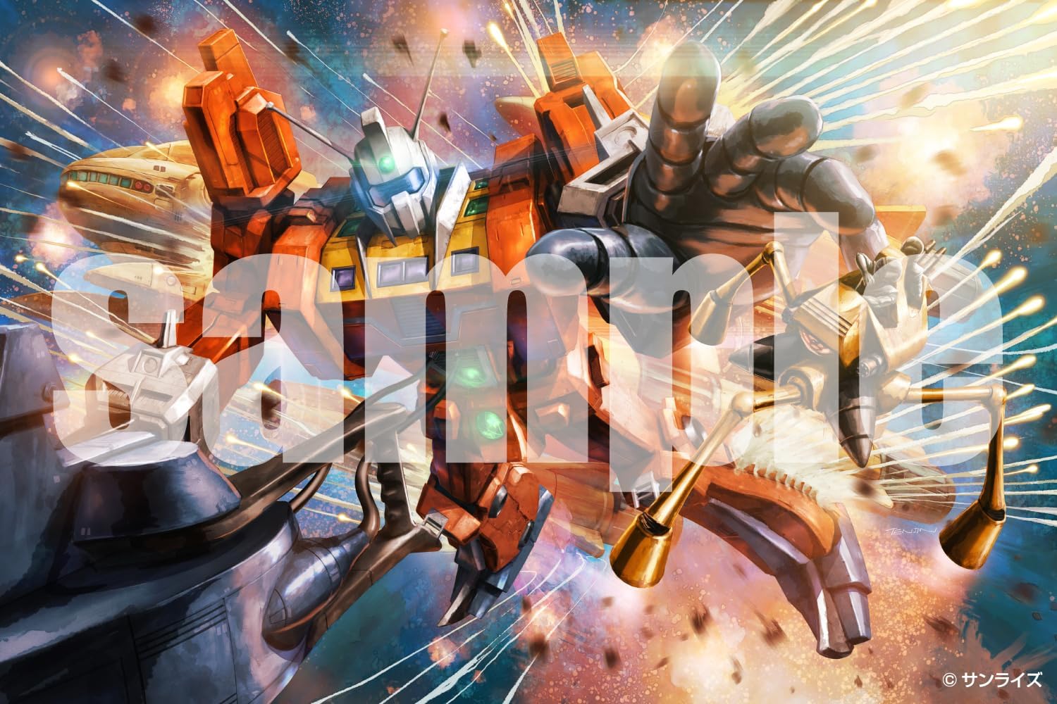 Aoshima ACKS DI-02 1/450 Space Runaway Ideon Anime Color Version - Image 38