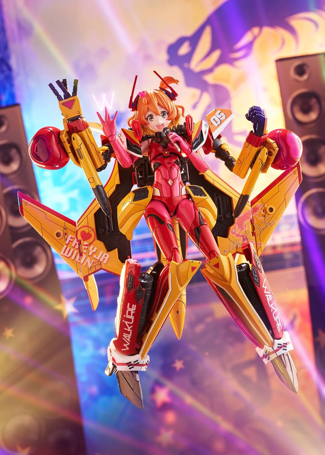 Aoshima ACKS MC-14 Bunka Kyozai VFG Macross Delta VF-31J Siegfried Freya Vion Total Height Approx. 5.6 inches (143 mm), Color Coded - Image 3