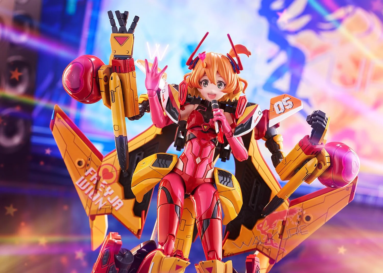 Aoshima ACKS MC-14 Bunka Kyozai VFG Macross Delta VF-31J Siegfried Freya Vion Total Height Approx. 5.6 inches (143 mm), Color Coded - Image 38