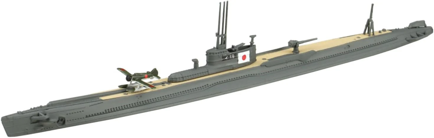 Aoshima Bunka Kyozai 1/700 Water Line Series No.459 Japanese Navy Submarine I-19 - Image 3