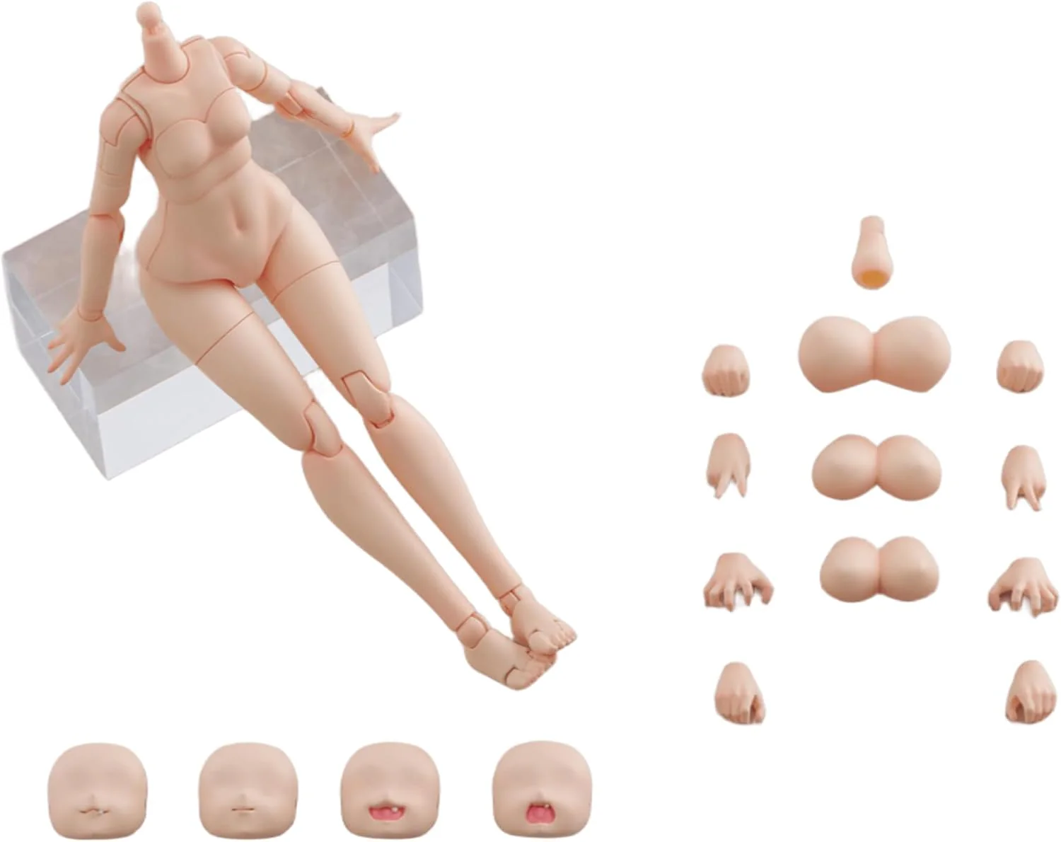 Aoshima KEMOPLA KO-01R Human Parts Set (Color A)
