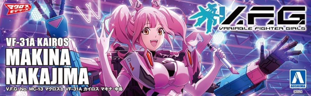Aoshima MC-13 Bunka Kyozai VFG Macross Delta VF-31A Kairos Makina Nakajima - Image 28