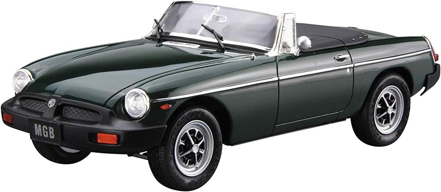Aoshima No.102 1/24 Bunka Kyozai The Model Car Series BLMC G/HN5D MG-B MK-3 '74 - Image 8