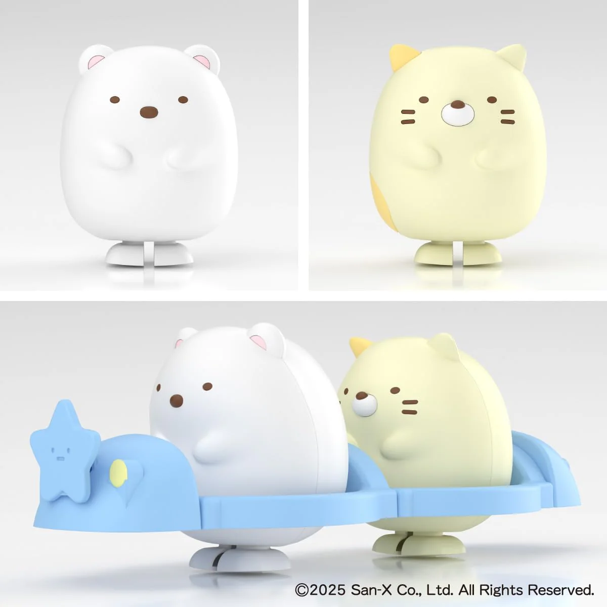 Aoshima RakuPla Sumikkogurashi SU-06 Shirokuma and Neko - Image 7