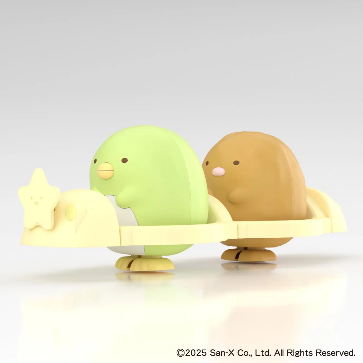 Aoshima RakuPla Sumikkogurashi SU-07 Penguin and Tonkatsu - Image 2
