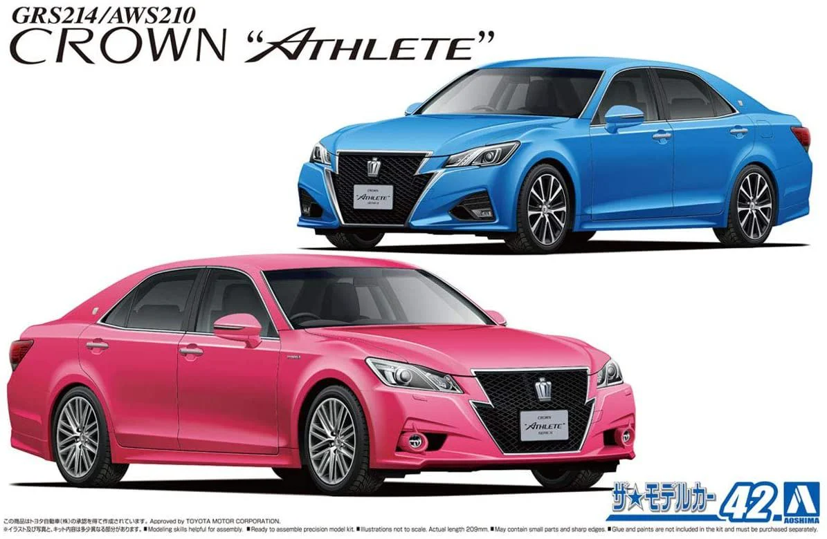 Aoshima Toyota GRS214/AWS210 Crown Athlete G `15 (Damage box)
