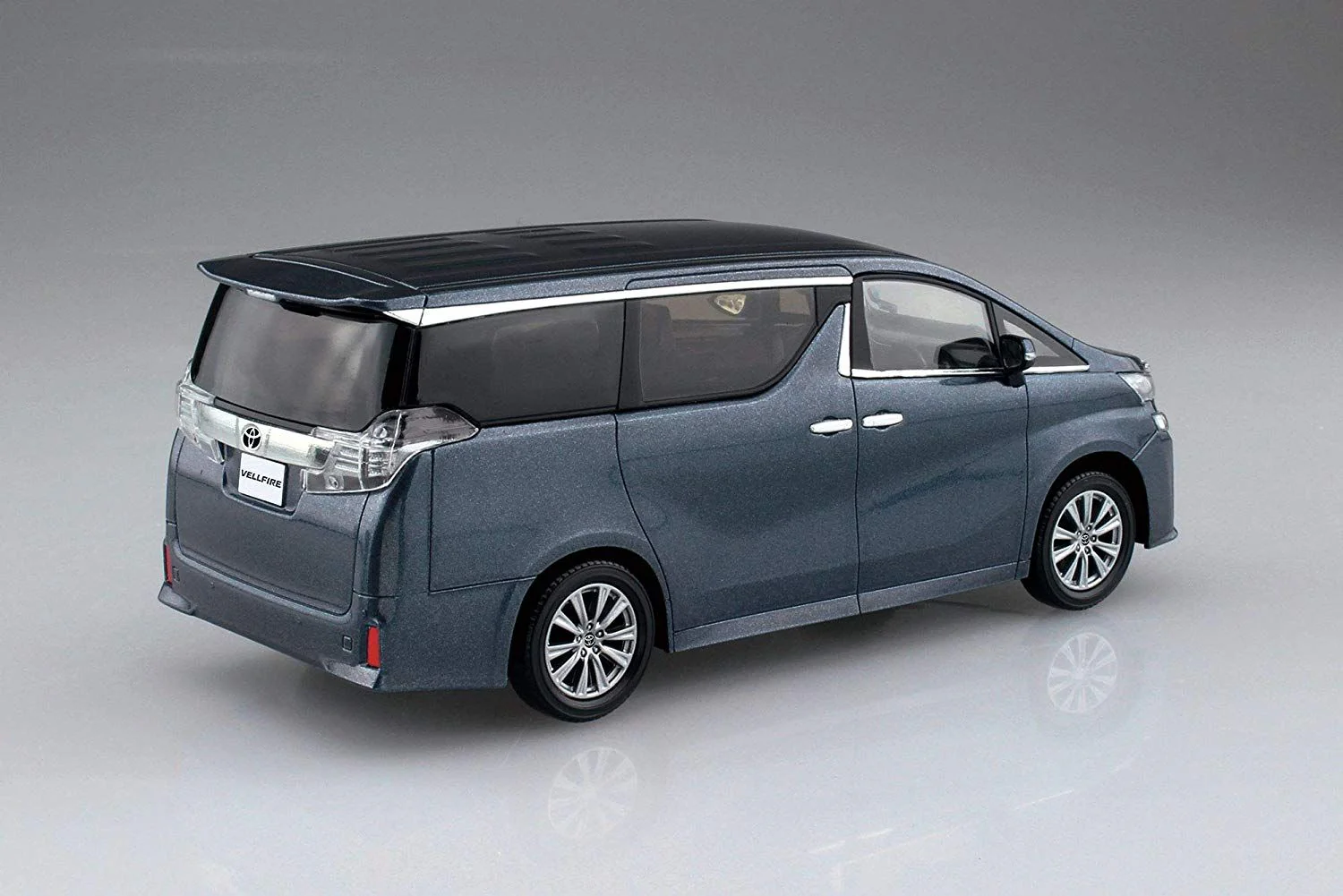 Aoshima Toyota Vellfire (Grayish Blue Mica Metallic) Damage Box - Image 2