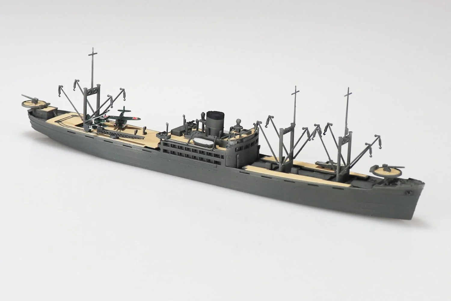 Aoshima WL560 1/700 Waterline No.560 Imperial Japanese Navy Special Seaplane Tender Kamikawa Maru - Image 2