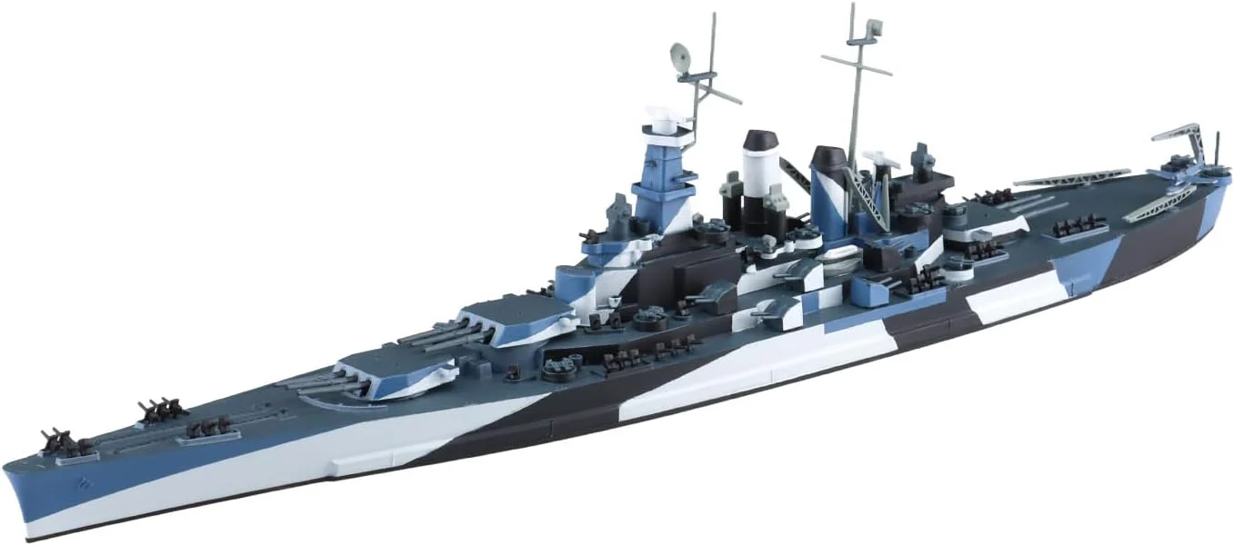 Aoshima WL611 1/700 Water Line No.611 US Navy Battleship North Carolina