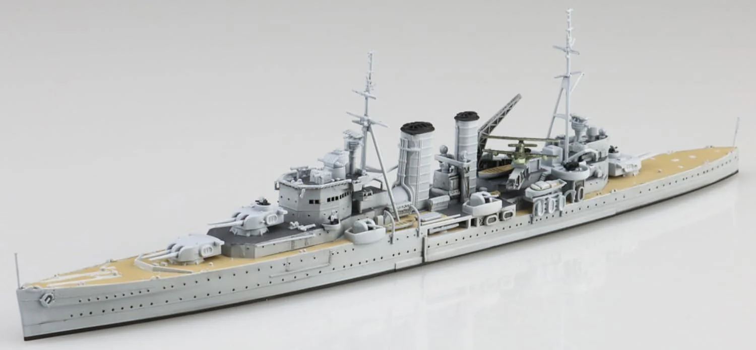 Aoshima WL807 1/700 British Heavy Cruiser HMS Exeter - Image 4