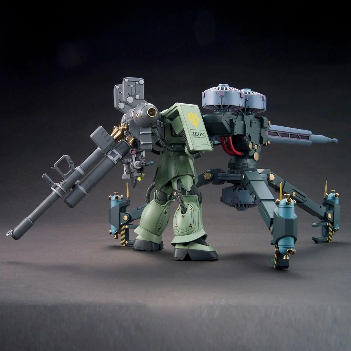 Bandai 1/144 HG MS-06 Zaku II + Big Gun (Gundam Thunderbolt Ver.) - Image 6