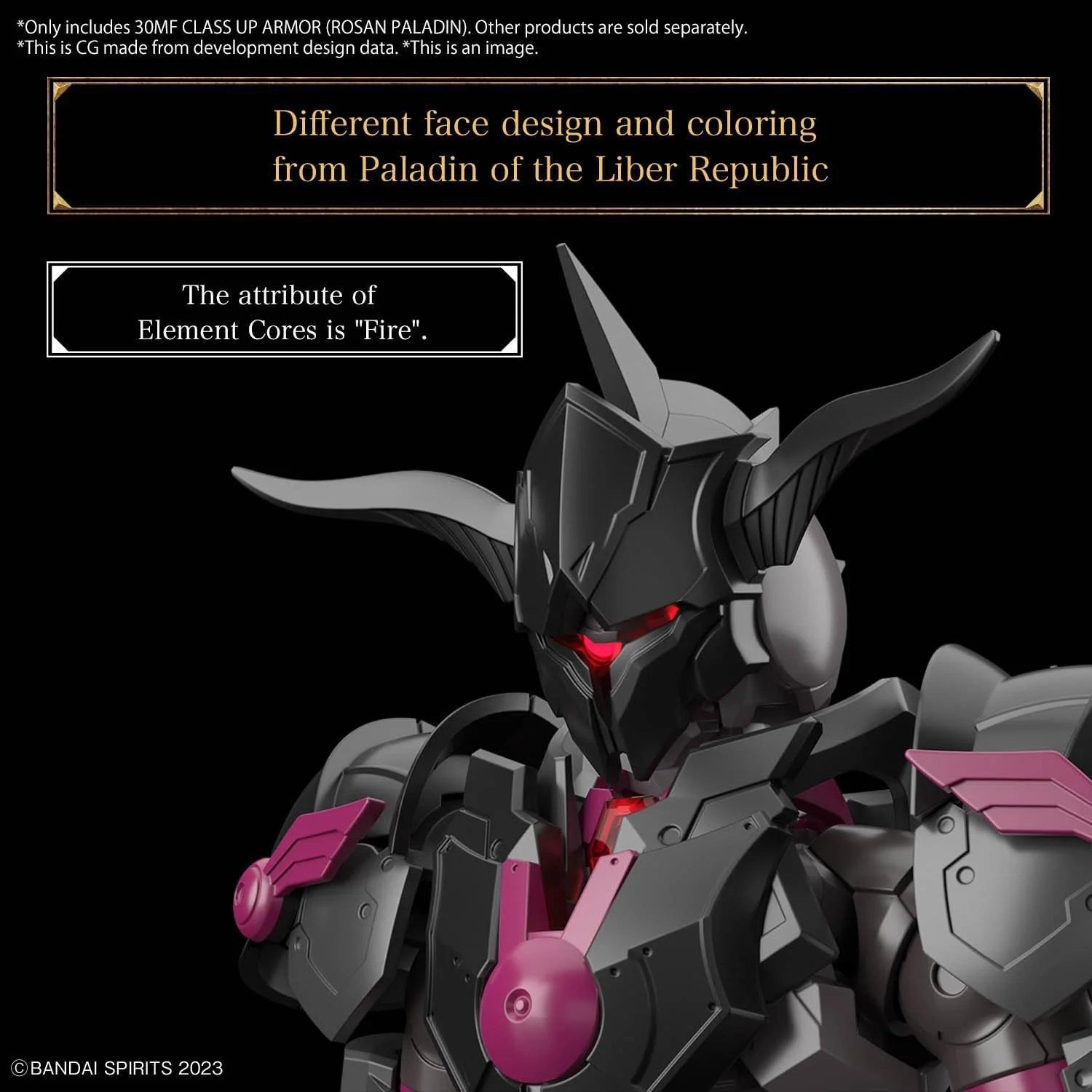 Bandai 30MF OA 004 30MF Class Up Armor (Rozen Paladin) - Image 8