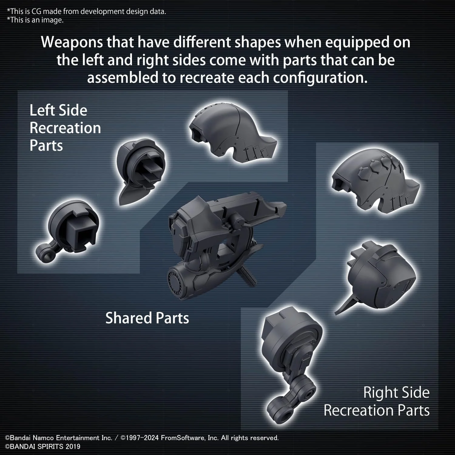 Bandai 30MM AC OP01 OPTION PARTS SET Weapon Set 01 (Armored Core VI Fires of Rubicon) - Image 4