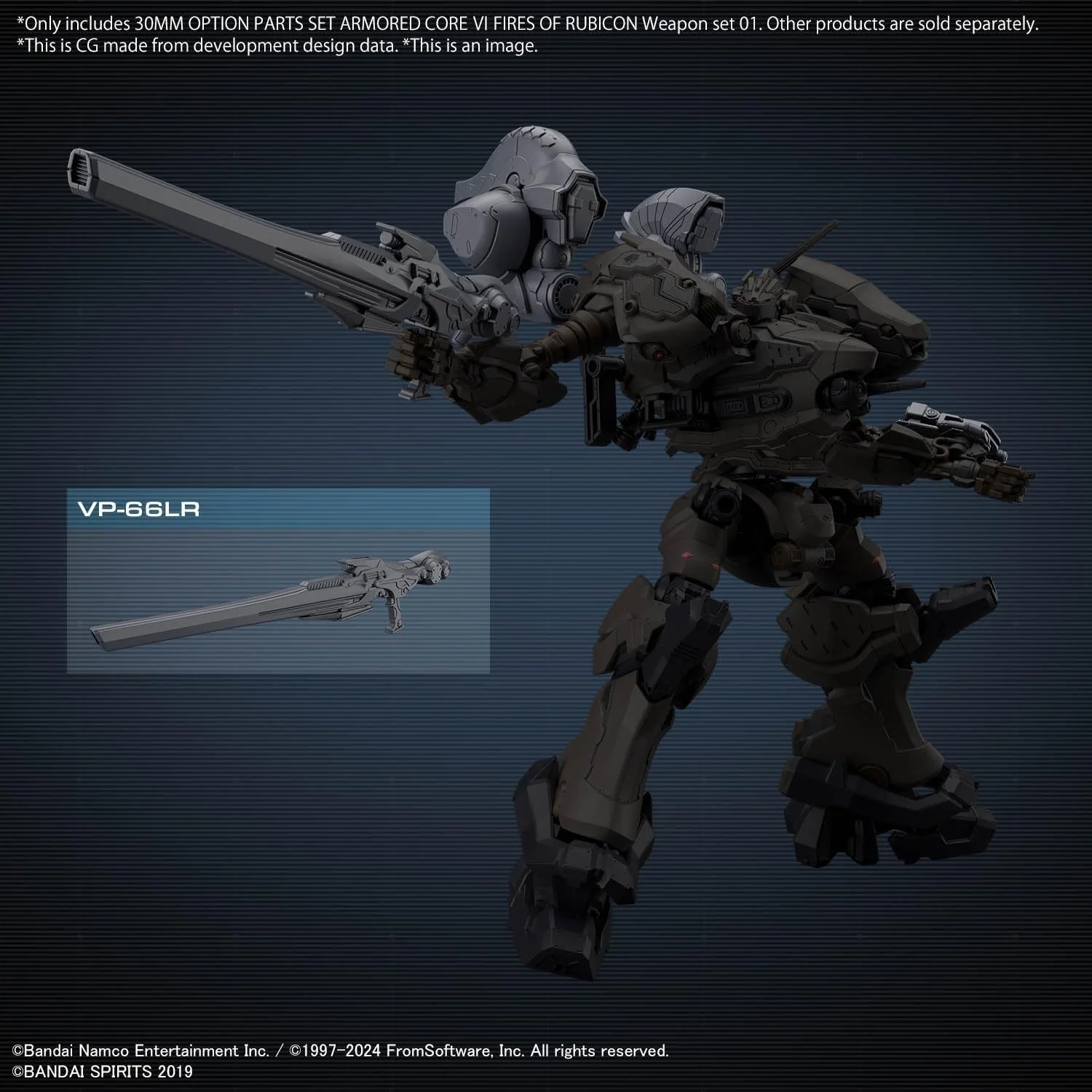 Bandai 30MM AC OP01 OPTION PARTS SET Weapon Set 01 (Armored Core VI Fires of Rubicon) - Image 5