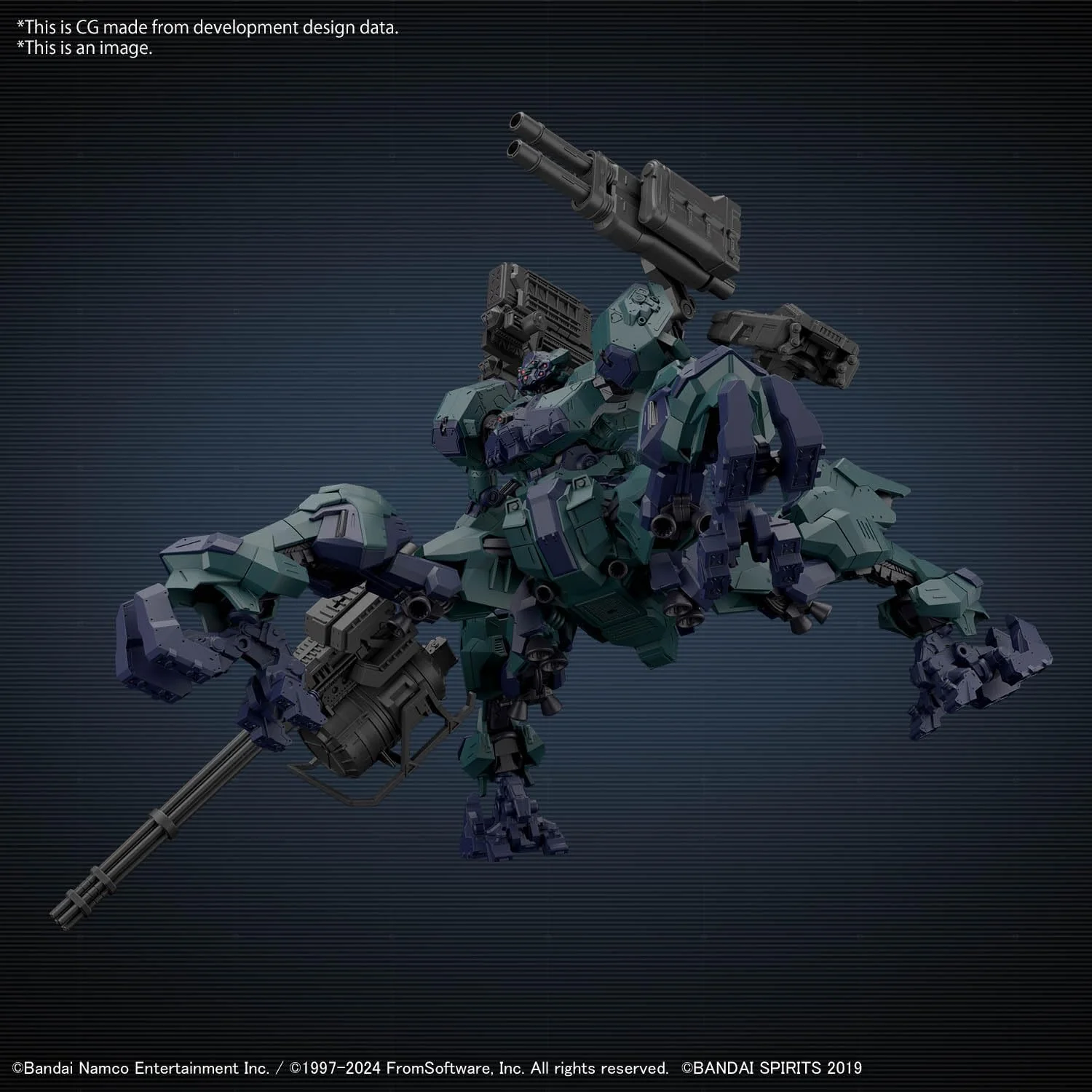 Bandai 30MM AC04 Armored Core VI Fires of Rubicon Balam Industries BD-011 Melander Liger Tail - Image 10