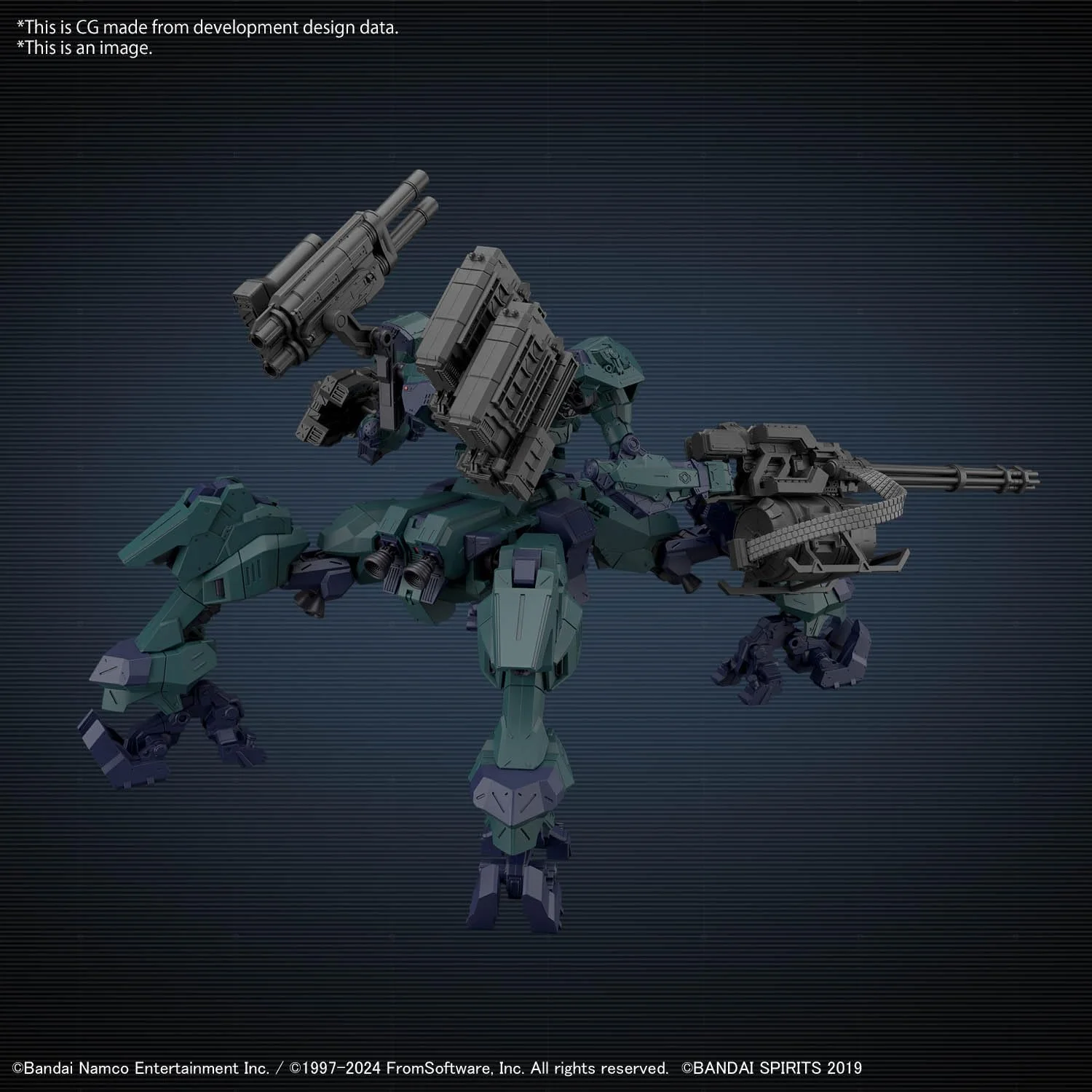 Bandai 30MM AC04 Armored Core VI Fires of Rubicon Balam Industries BD-011 Melander Liger Tail - Image 3