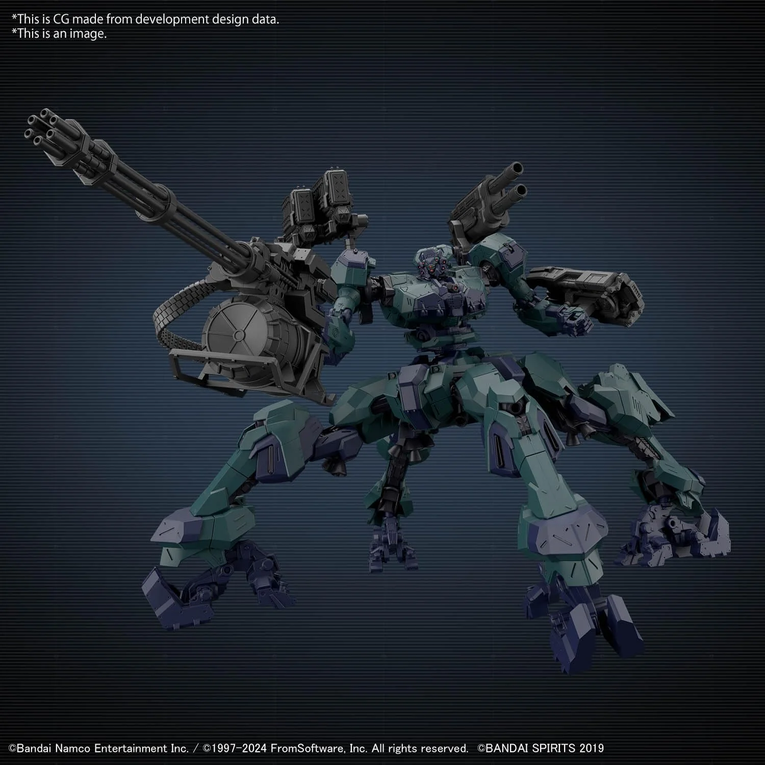 Bandai 30MM AC04 Armored Core VI Fires of Rubicon Balam Industries BD-011 Melander Liger Tail - Image 9