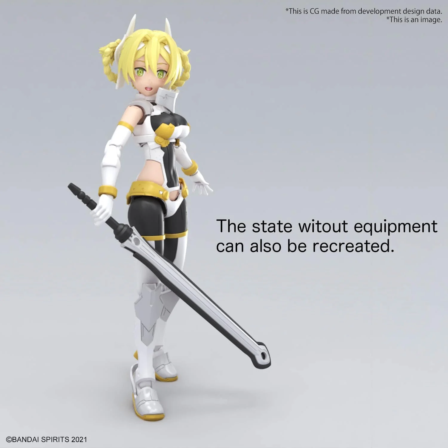 Bandai 30MS 012 SIS-F00 Ufia Color A Color Coded Plastic Model - Image 4