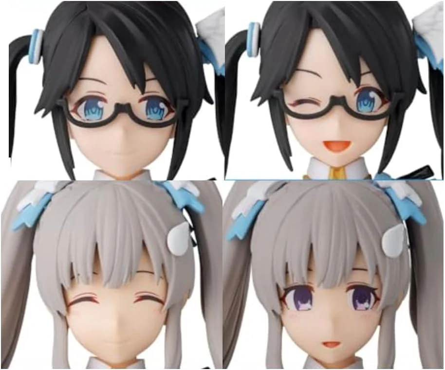 Bandai 30MS Option Hairstyle & Face Parts Set (Yuika Mitsumine/Kiriko Yukoku)