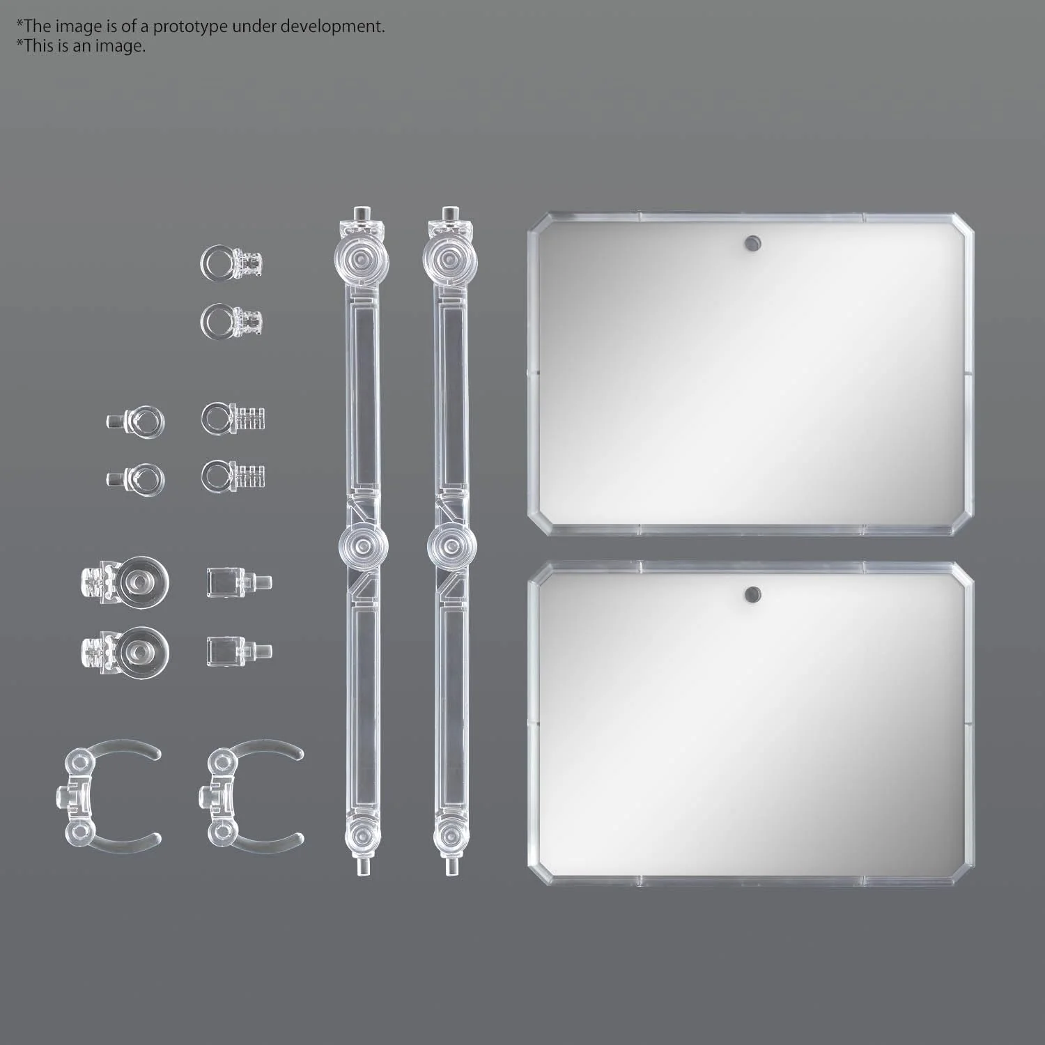 Bandai Action Base 7 (Clear Color) Mirror Stickers Set - Image 3