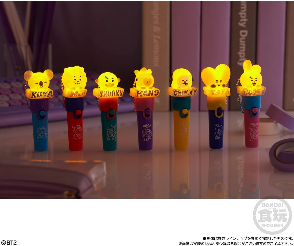Bandai BT21 Light stick charm (set of 10) - Image 2