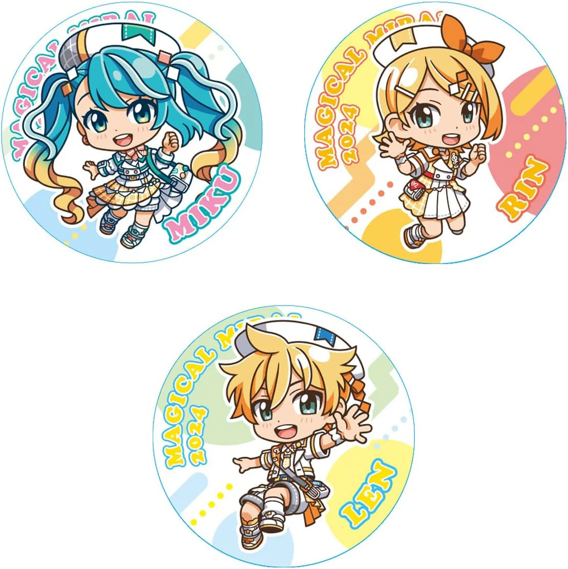 Bandai CAN BADGE COLLECTION Hatsune Miku “Magical Mirai 2024” (set of 14) - Image 2