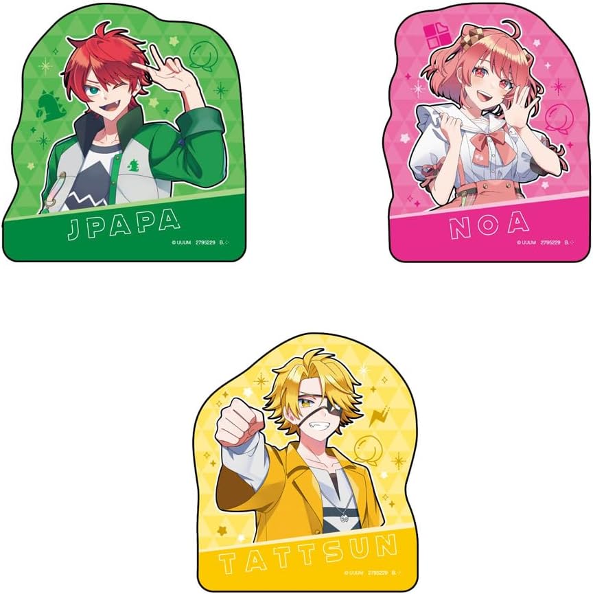 Bandai Colorful Peach Character Magnets (1Box 14pcs)