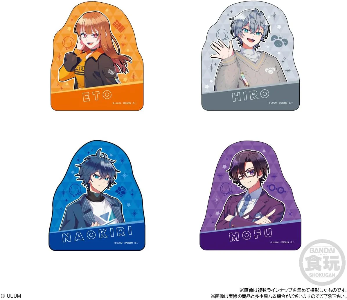 Bandai Colorful Peach Character Magnets (1Box 14pcs) - Image 3