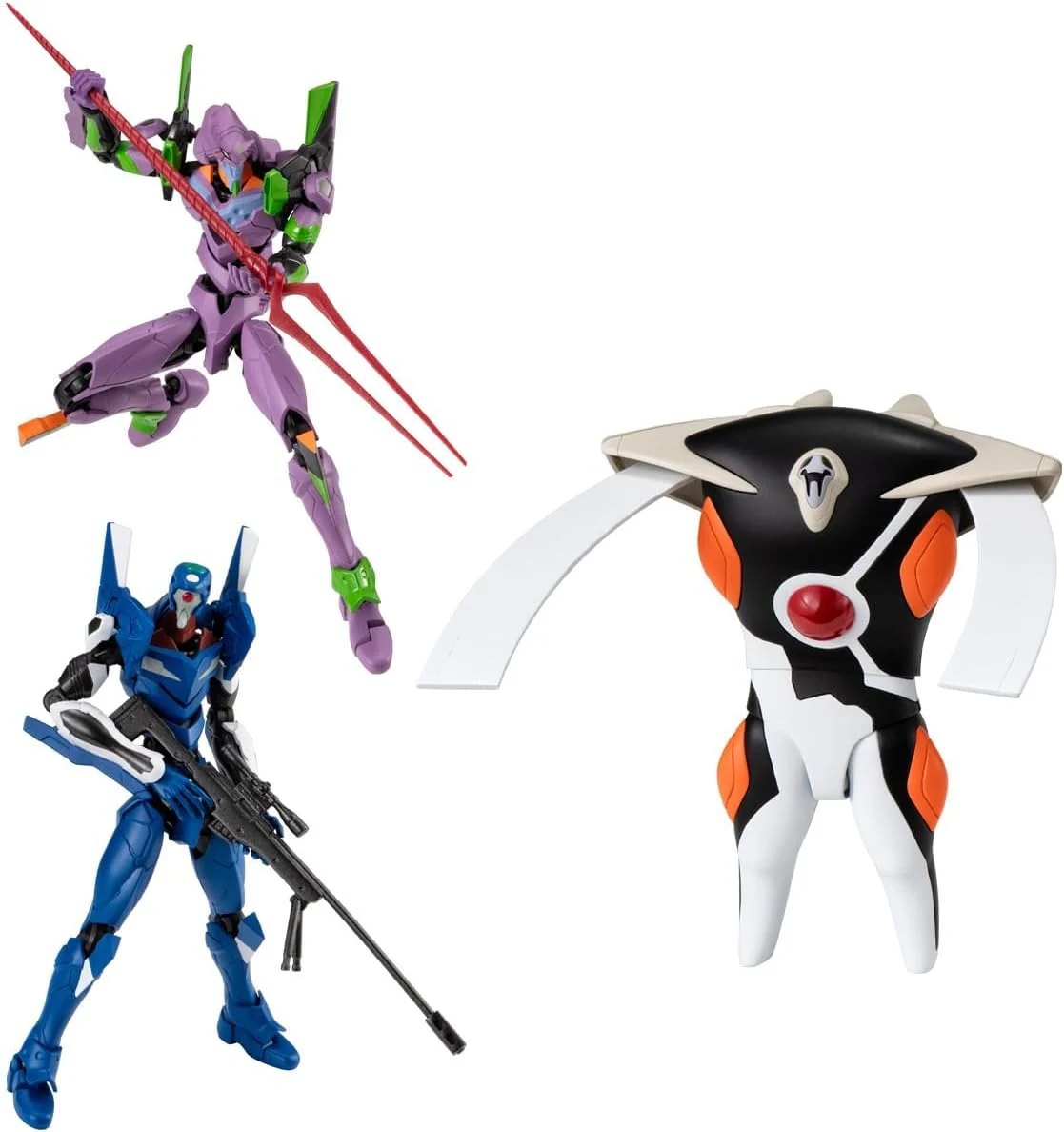 Bandai EVA-FRAME-DX02 Neon Genesis Evangelion  (Set of 3)