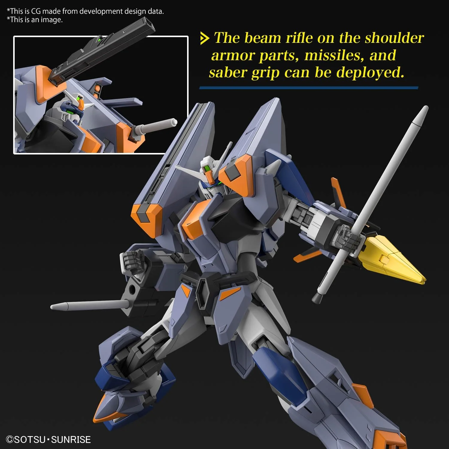 Bandai HGCE252 1/144 DUEL BLITZ GUNDAM (Mobile Suit Gundam SEED Freedom) - Image 8