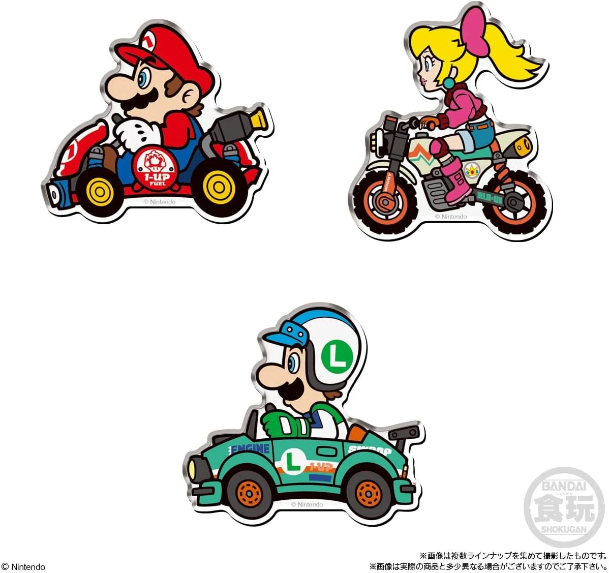 Bandai Mario Kart World Chara Magnets (1Box 14pcs) - Image 4