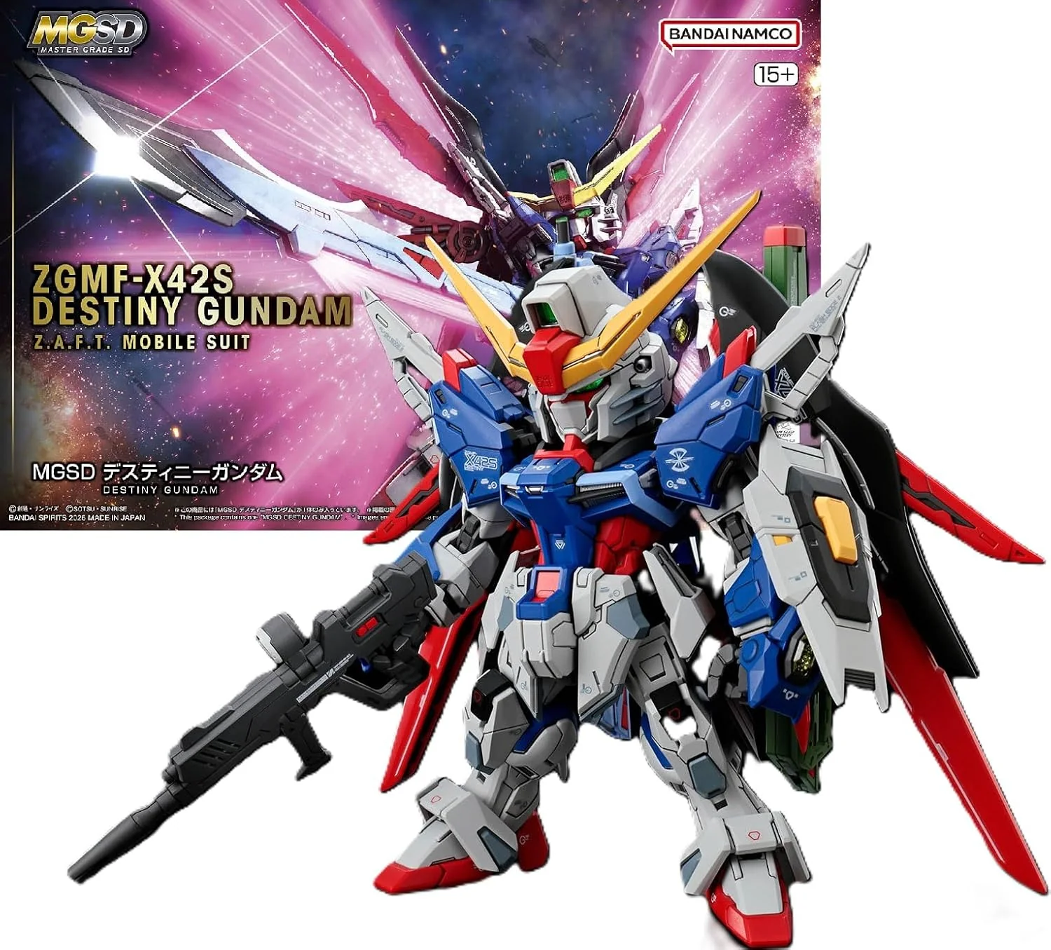 Bandai MGSD ZGMF-X42S Destiny Gundam - Image 2