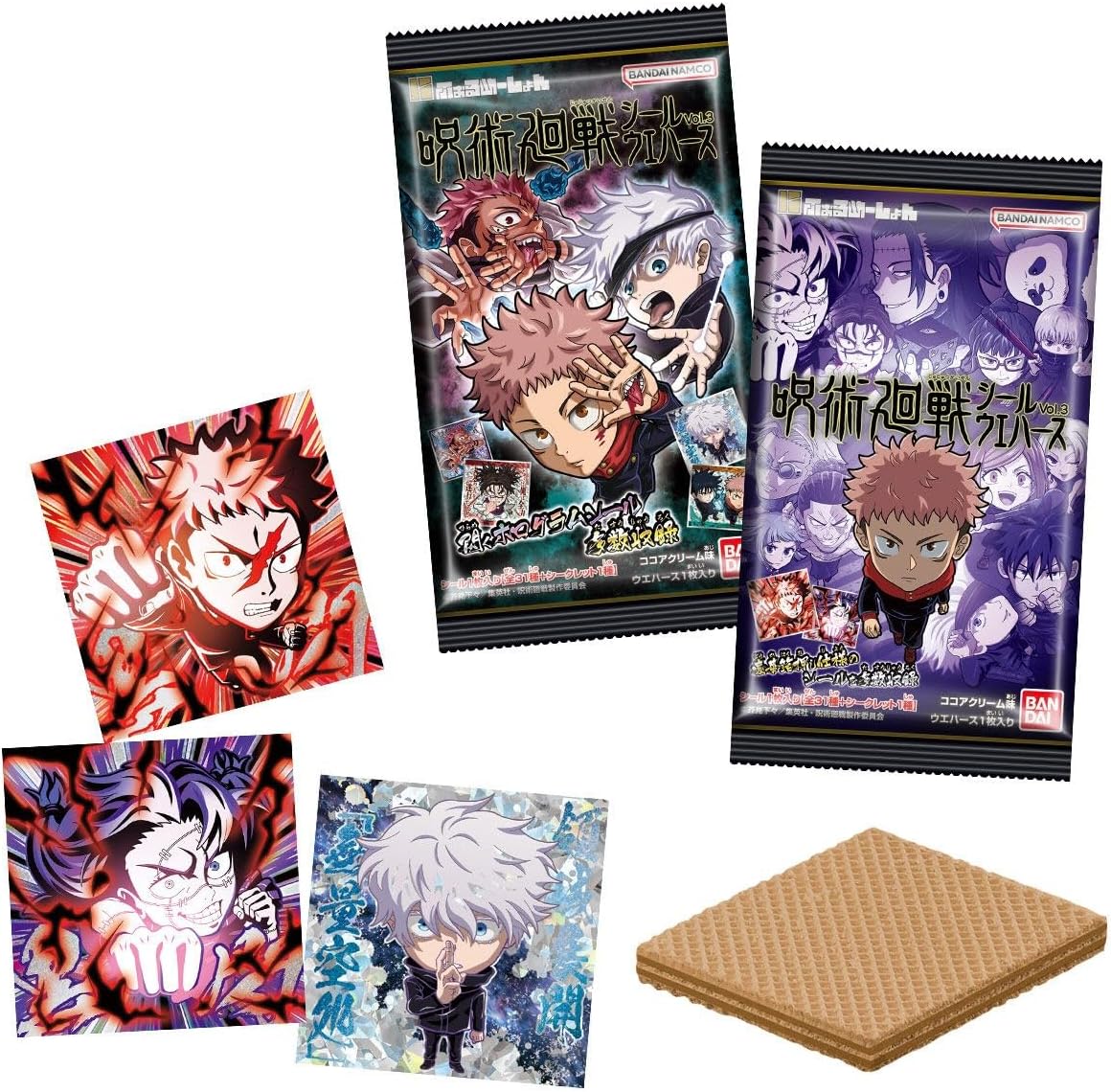 Bandai Niformation Jujutsu Kaisen Seal Wafer vol.3 (1Box 20pcs)