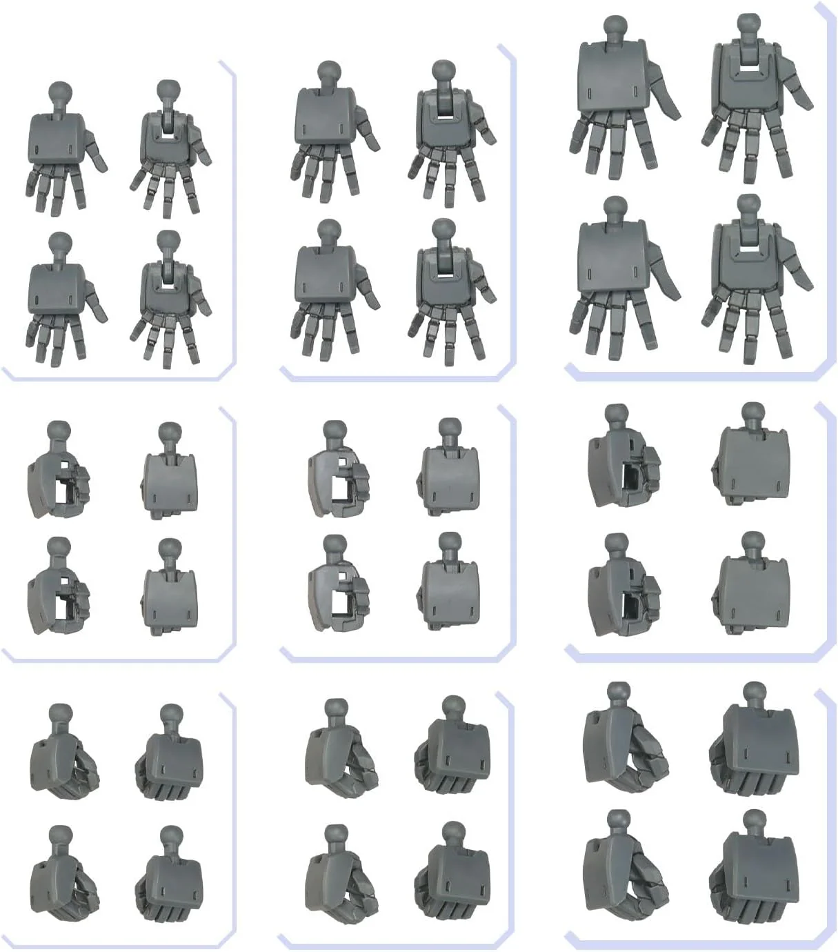Bandai Option Parts Set Gunpla 03 (Build Hands Square)