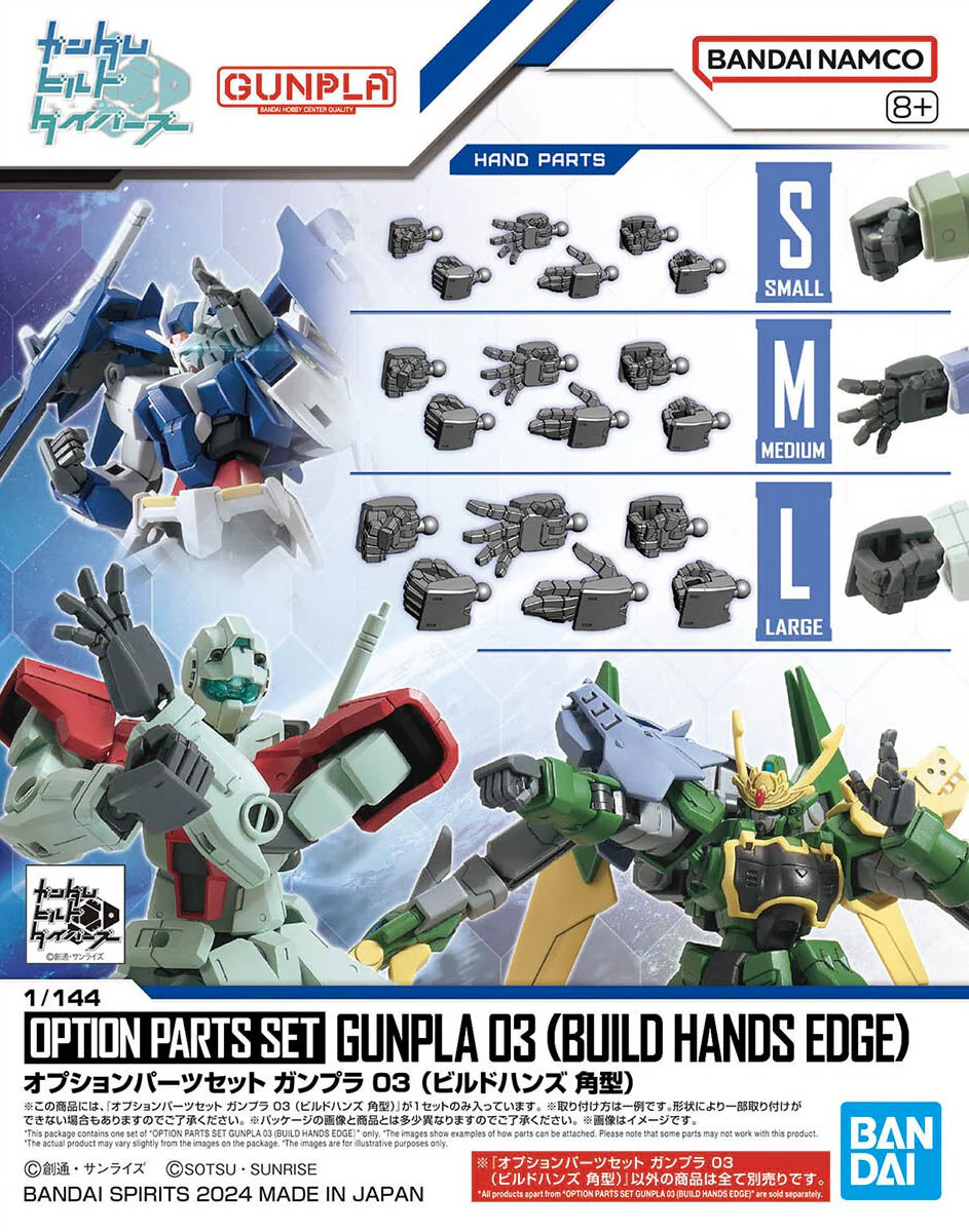 Bandai Option Parts Set Gunpla 03 (Build Hands Square) - Image 4