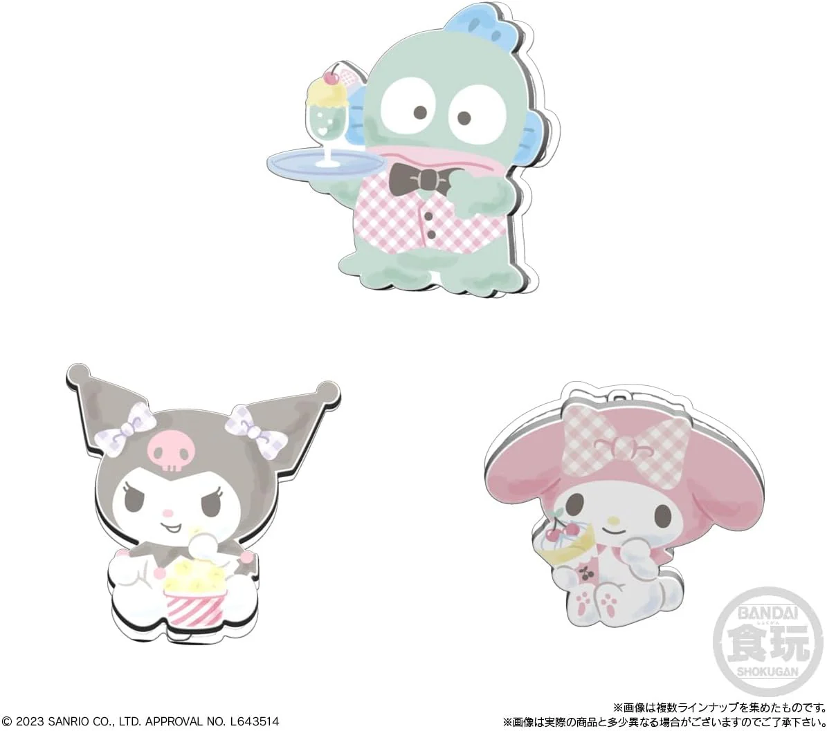 Bandai Pitacott Sanrio Characters Dull Gingham (set of 14) - Image 2