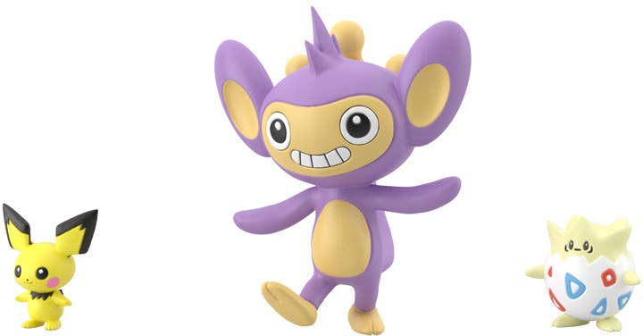 Bandai Pokemon Scale World Johto Region 10 Pichu & Togepi & Aipom