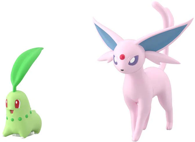 Bandai Pokemon Scale World Johto Region 11 Chikorita & Espeon