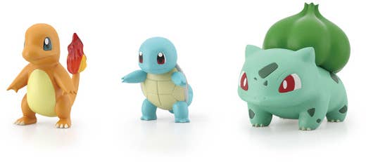 Bandai Pokemon Scale World Kanto Region 01 Charmander & Squirtle & Bulbasaur