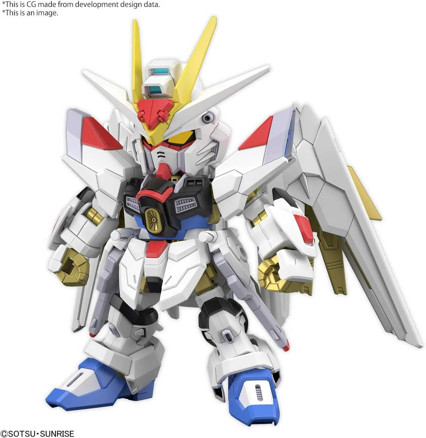 Bandai SD CS21 SD Gundam Cross Silhouette Mighty Strike Freedom Gundam (Mobile Suit Gundam SEED FREEDOM) - Image 12