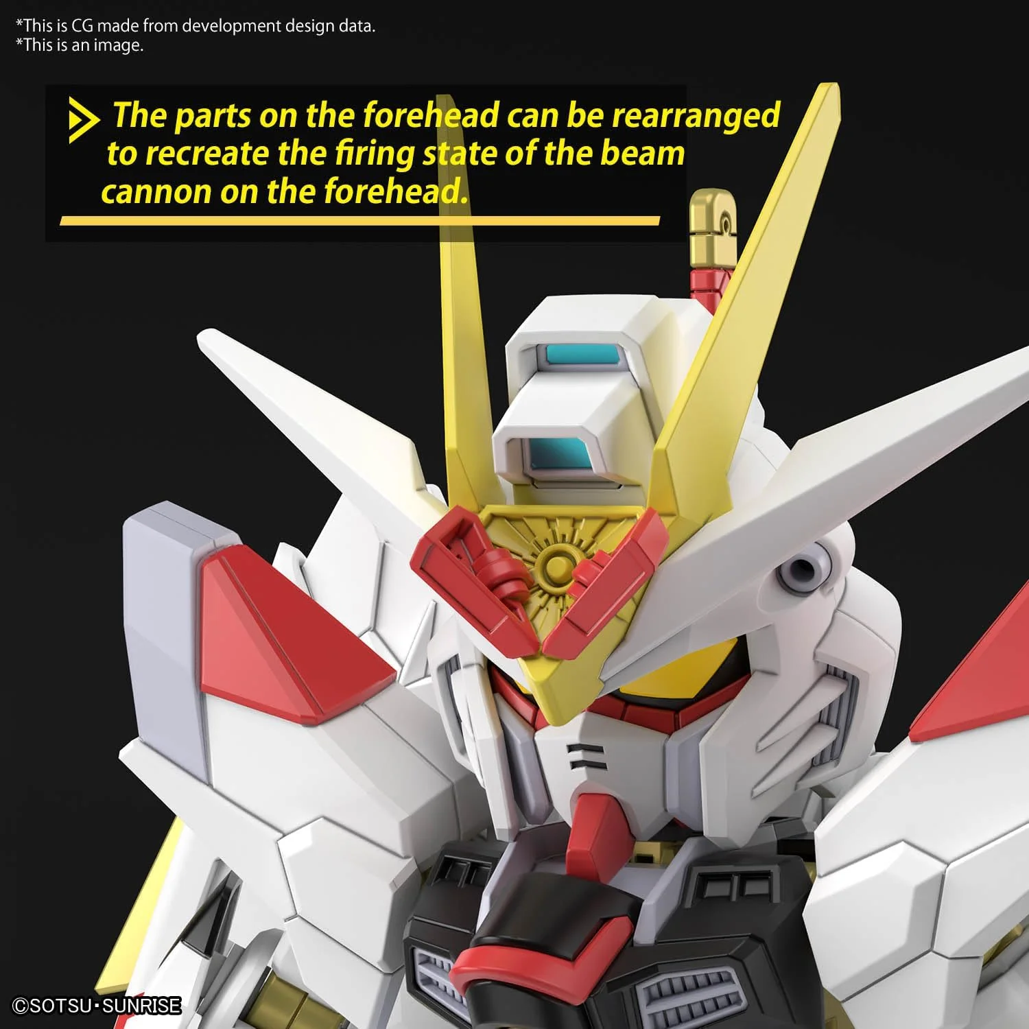 Bandai SD CS21 SD Gundam Cross Silhouette Mighty Strike Freedom Gundam (Mobile Suit Gundam SEED FREEDOM) - Image 8