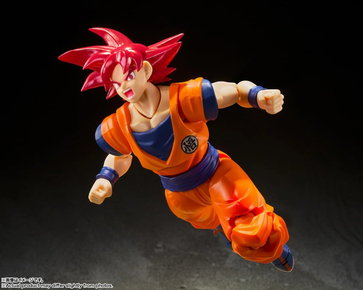 Bandai SHF Super Saiyan God Son Goku Saiyan God - Image 6