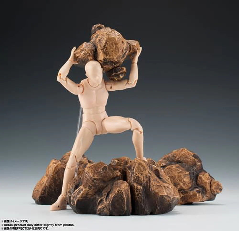 BANDAI SPIRITS(バンダイ スピリッツ) 魂EFFECT ROCK Beige Ver. for S.H.フィギュアーツ ノンスケール ABS&PVC製 塗装済み完成品フィギュア - Image 3